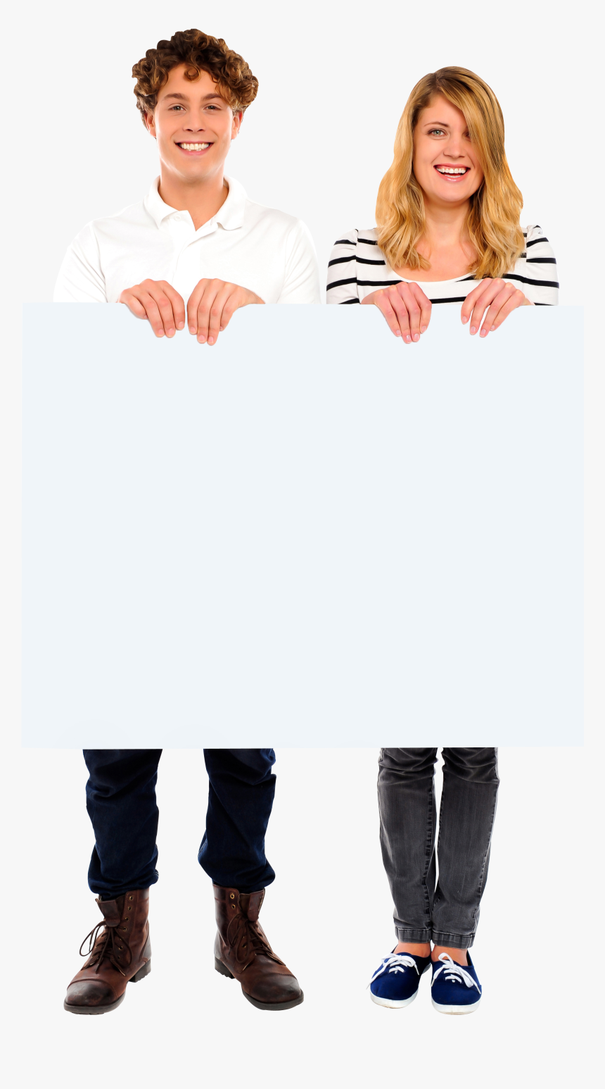 People Holding Banner Png Image - Смешные Стишки Про Аню, Transparent Png, Free Download