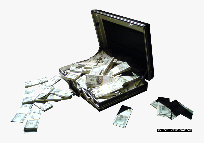 Transparent Money Png - Suitcase With Money Png, Png Download, Free Download