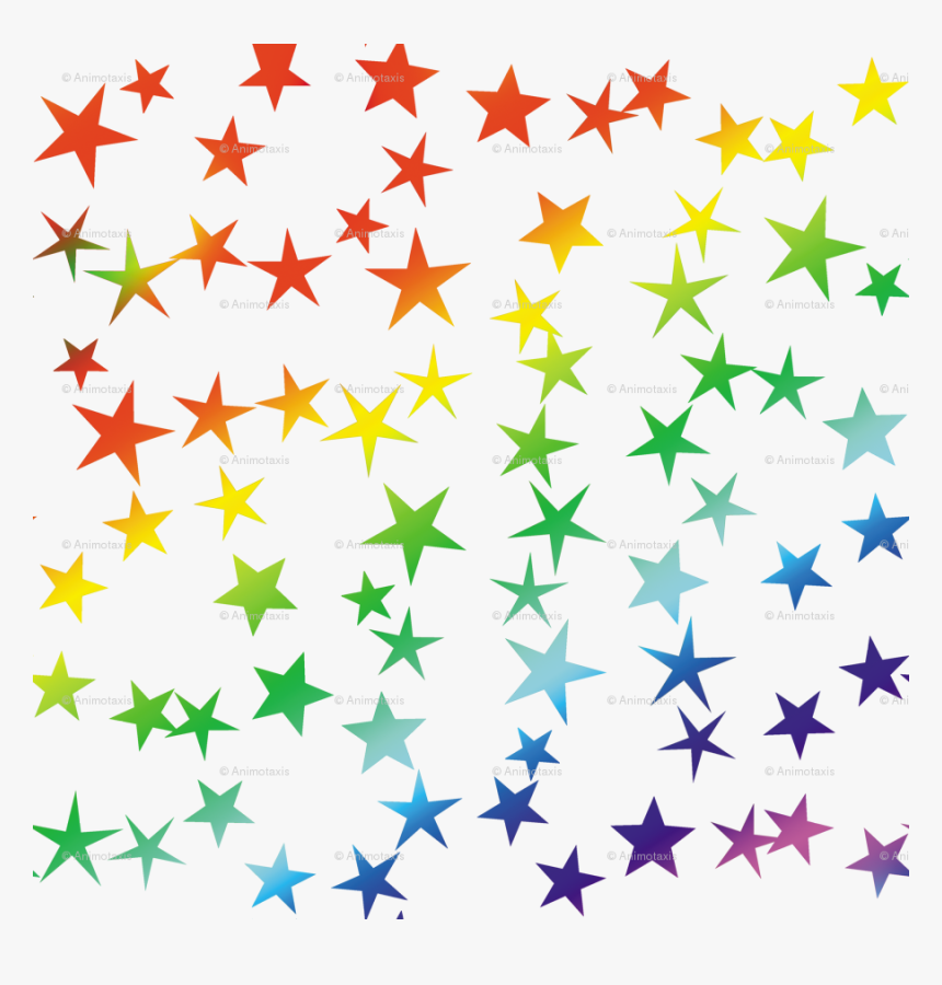 Rainbow Stars Png, Transparent Png, Free Download