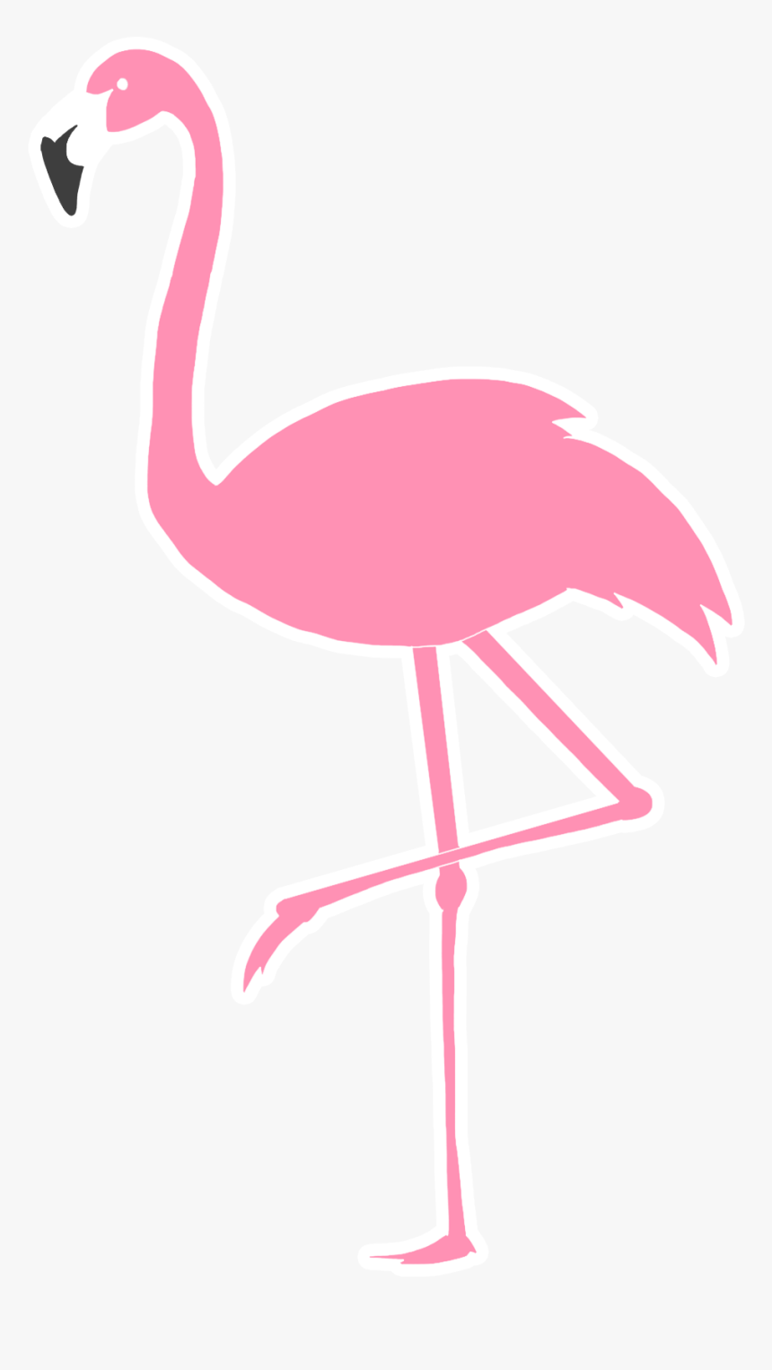 Flamingo 20rb Edited 2 Small - Flamingo Clipart Stickers, HD Png Download, Free Download