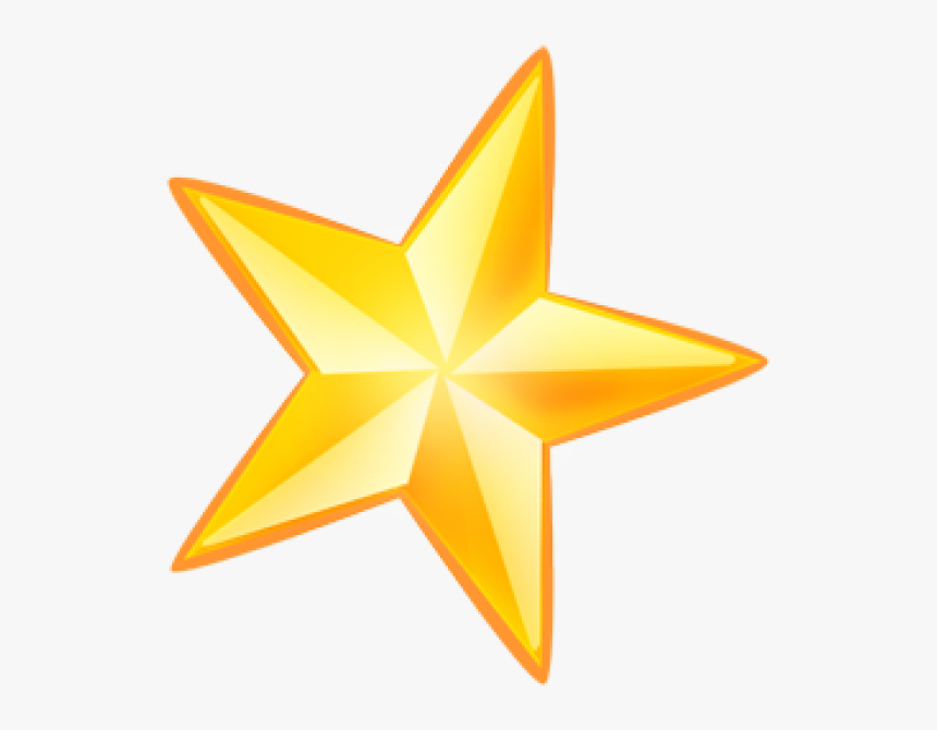 Star Png Free Download - Golden Puerto Rican Flag, Transparent Png, Free Download