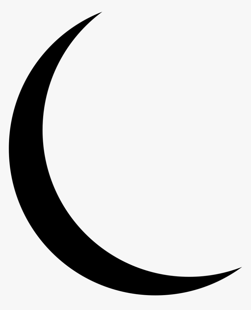 Crescent Moon Shape Svg