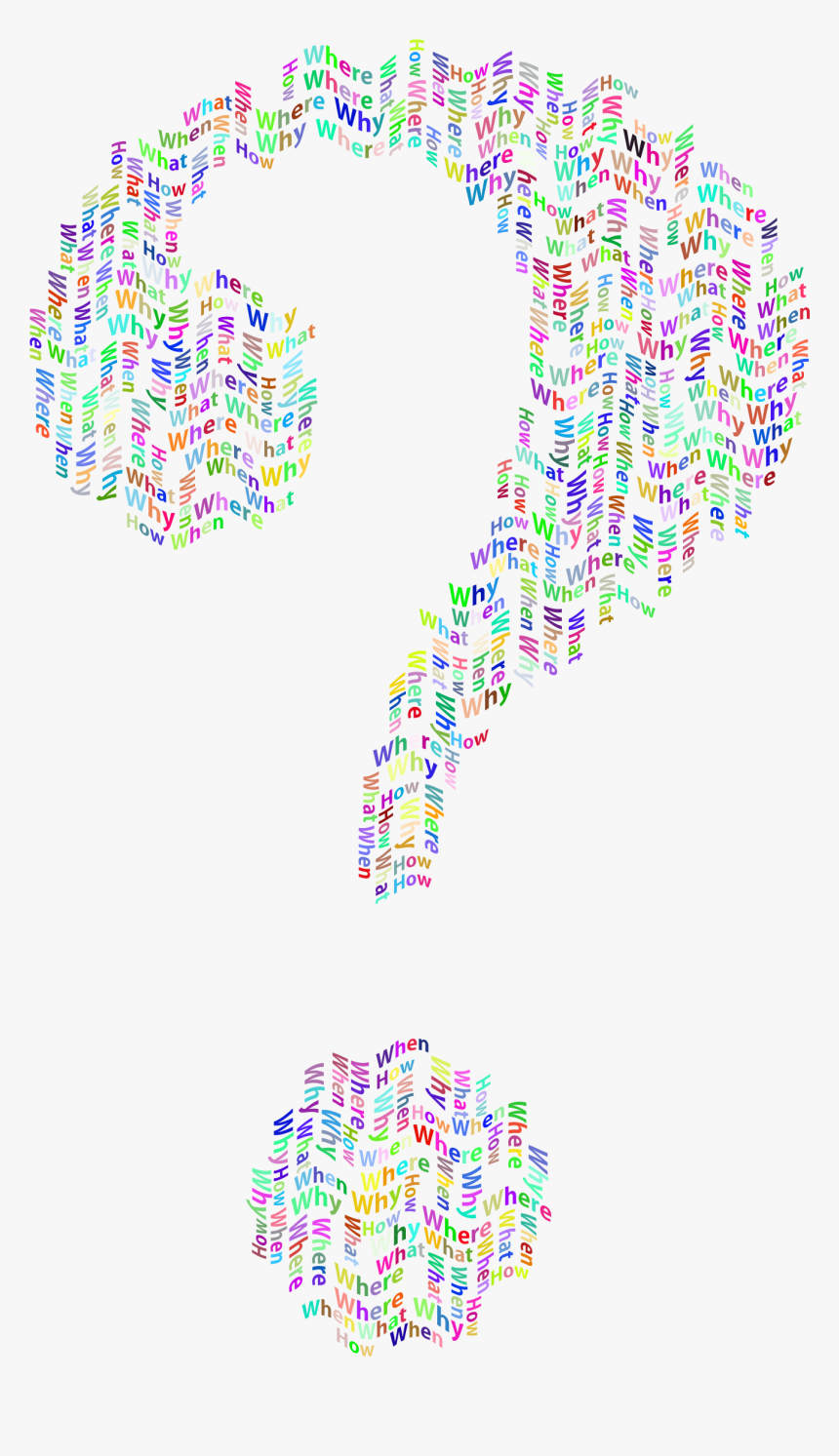 Sprinkles,text,confetti - Ponto De Interrogação Colorido Png, Transparent Png, Free Download