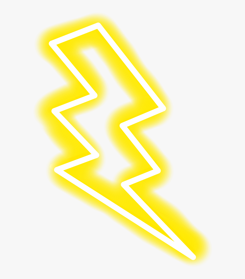 Neon Yellow White Lightning Neon Lightning Png Transparent Png