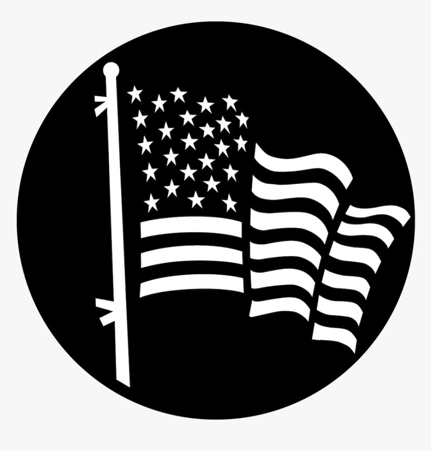 Pair With Me Apollo - American Flag Png Black And White, Transparent Png, Free Download