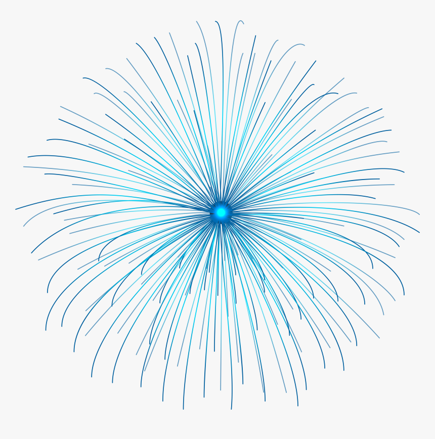 Blue Fireworks Png , Png Download, Transparent Png, Free Download