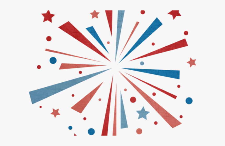 4th Of July Fireworks Clipart - Transparent 4th Of July Fireworks, HD Png Download, Free Download