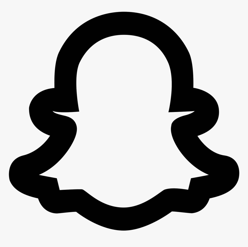 Snapchat White Png - Snapchat Icon Transparent Background, Png Download, Free Download