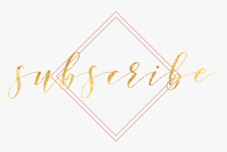 Subscribe To My Newsletter - Subscribe Calligraphy Png, Transparent Png, Free Download