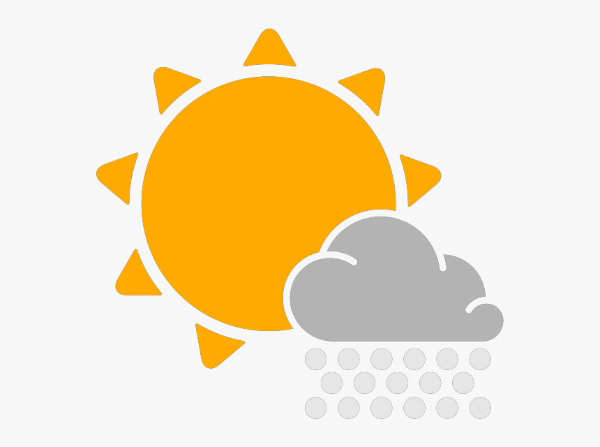 Weather Snow Icon - Sunny Weather Icon Png, Transparent Png, Free Download