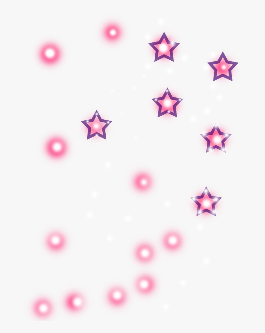 Some Pink Sparkles With Stars - Slender Plan Meal Replacement Shakes, HD Png Download, Free Download