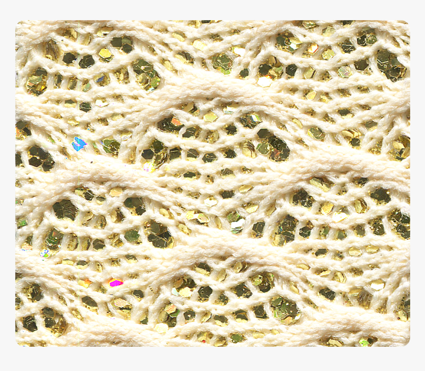 51 Knitted Beige Sparkle -stiletto - Motif, HD Png Download, Free Download