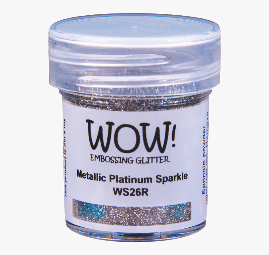 Metallic Platinum Sparkle - Wow Embossing Powder Opaque Bright White, HD Png Download, Free Download