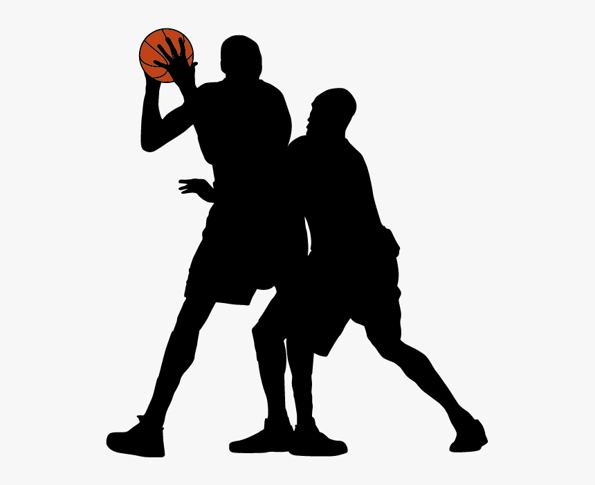 Basketball Silhouette Sport Clip Art - Basketball Silhouette, HD Png Download, Free Download