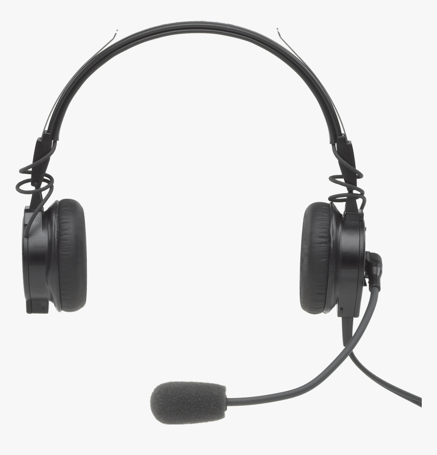 Drawn Headphones Transparent Microphone Clipart , Png - Telex Airman 850, Png Download, Free Download