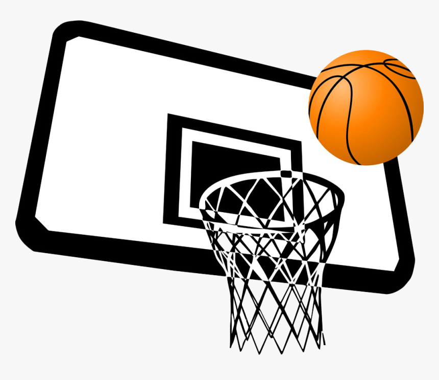 Image Download Basketball Court Clipart - Transparent Background Basketball Hoop Clipart, HD Png Download, Free Download