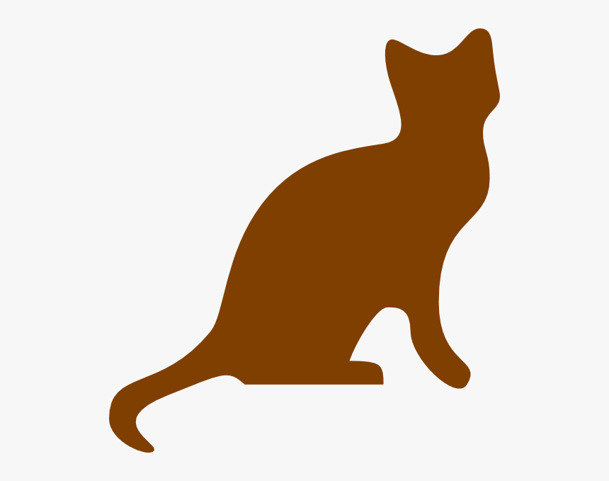 Cat Svg Clip Arts - Cat Silhouette Transparent Background, HD Png Download, Free Download