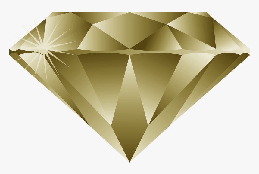 Diamond-gold - Diamond Clipart Free, HD Png Download, Free Download