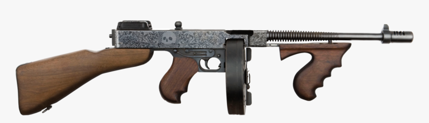 Tommy Gun Png - Thompson Submachine Gun, Transparent Png, Free Download