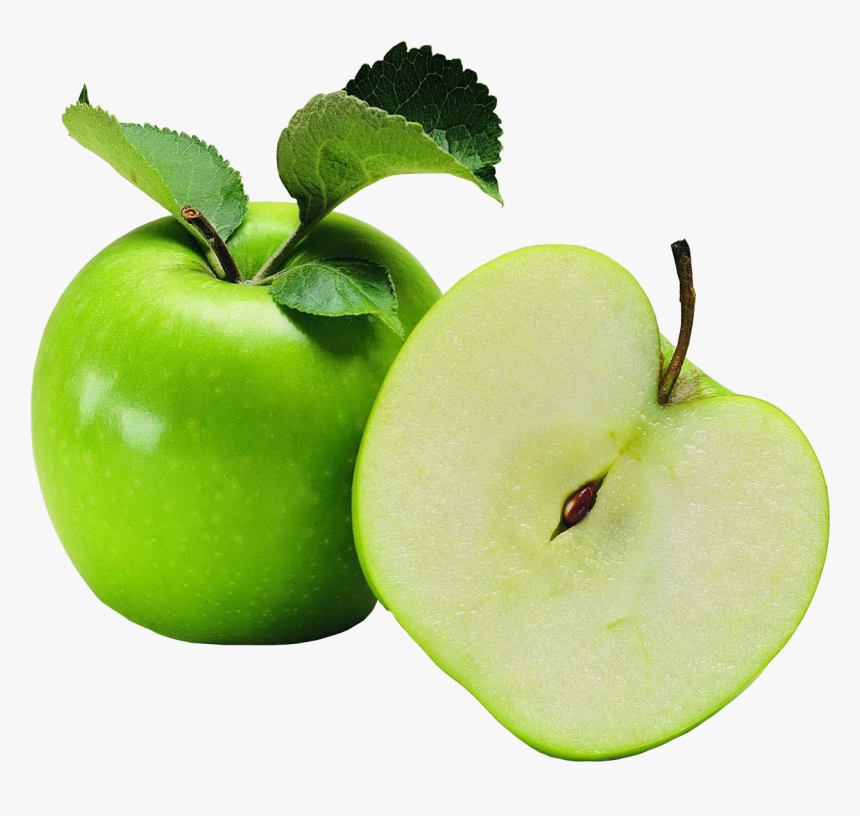 Cut Green Apple Png Image - Green Apple Slice Png, Transparent Png, Free Download
