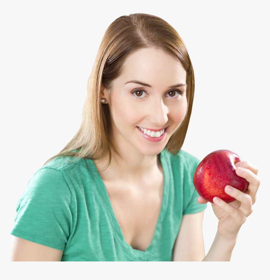 Woman Apple Png, Transparent Png, Free Download