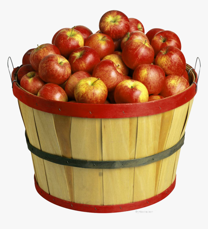 Basket Of Apple Png Photo Background - Apples In A Basket, Transparent Png, Free Download