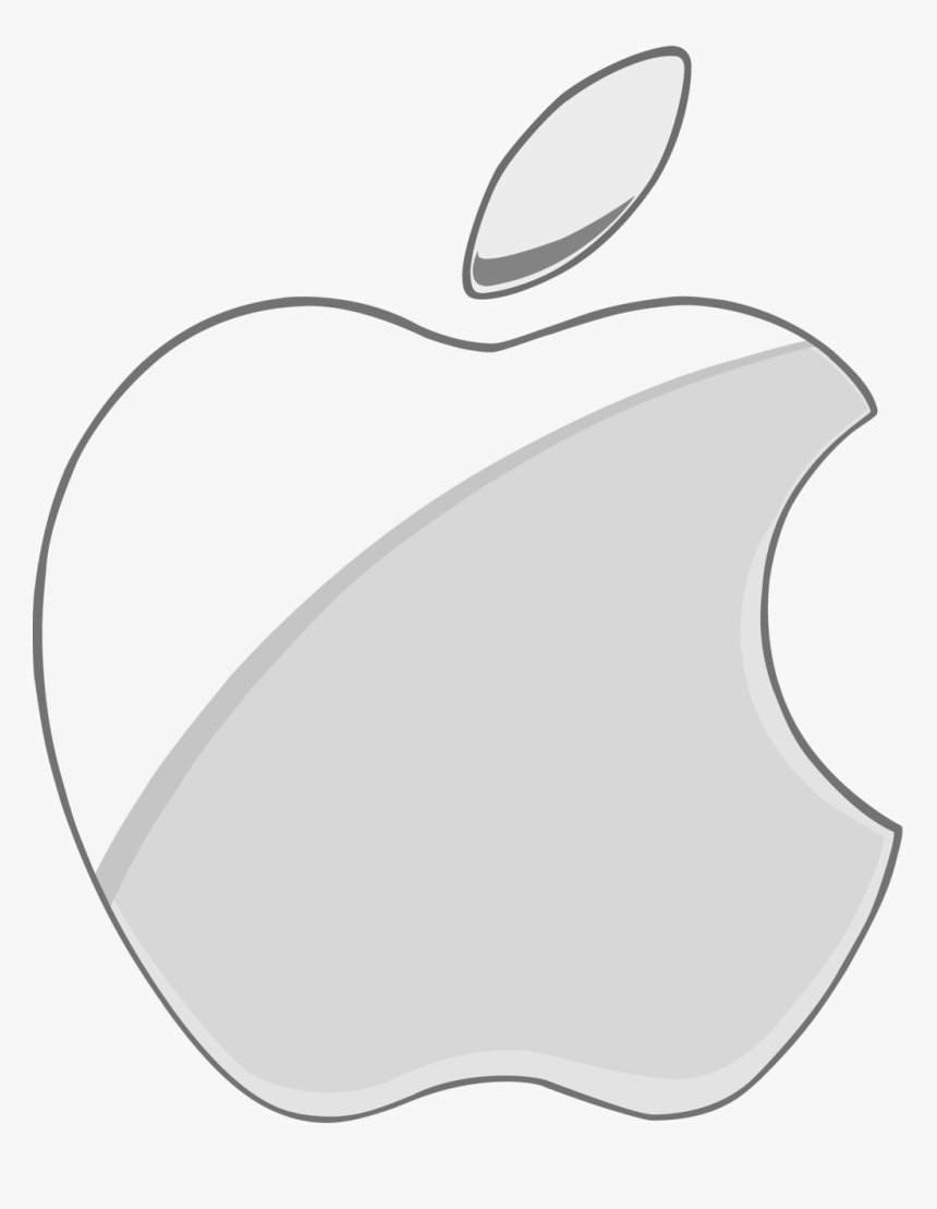 Apple Logo Desktop Wallpaper - Apple Logo Silver Black, HD Png Download, Free Download