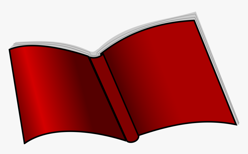 Open Book Clipart No Background - Red Open Book Clipart, HD Png Download, Free Download