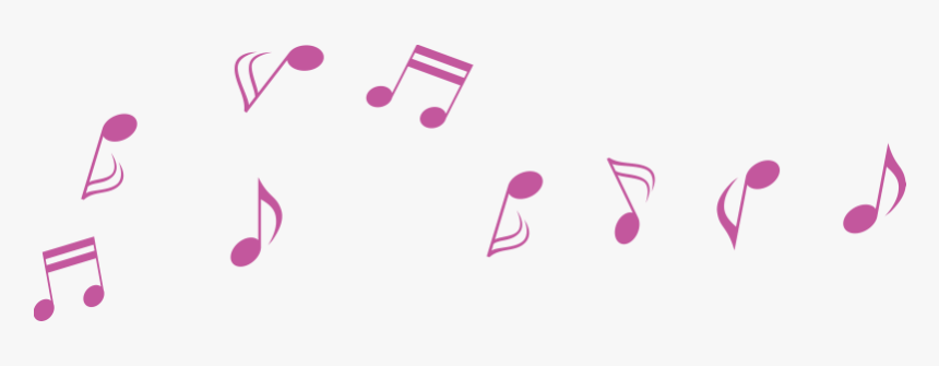 Musical Note Staff Symbol Musical Notation - Transparent Pink Music Notes, HD Png Download, Free Download