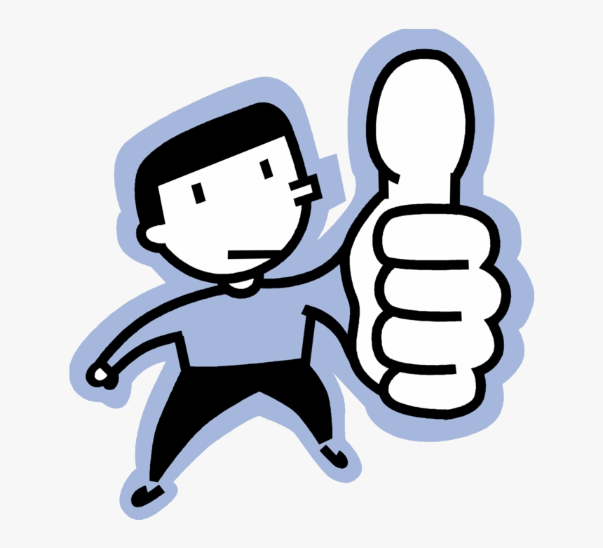Thumbs Up Thumb Vector Illustration Clip Art Free Images - Thumb Up Vector Png, Transparent Png, Free Download