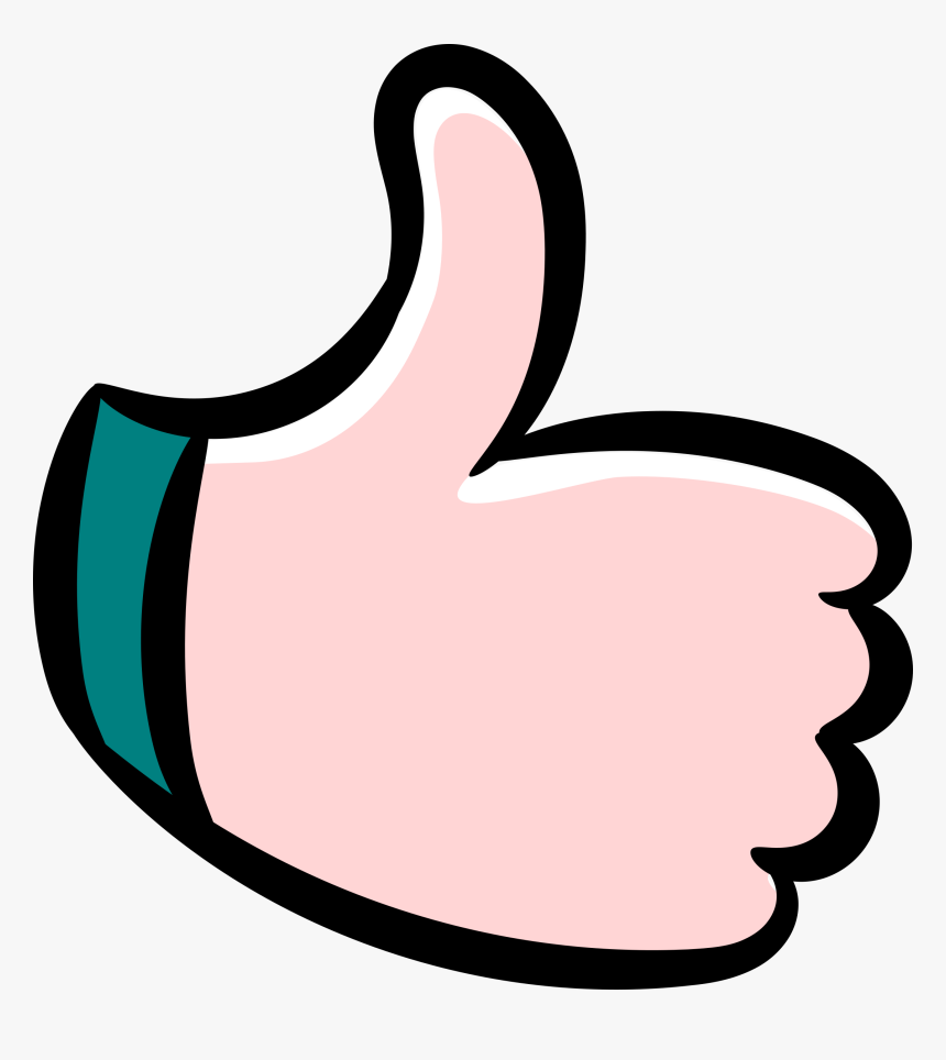 Thumbs Up Cartoon Png, Transparent Png, Free Download