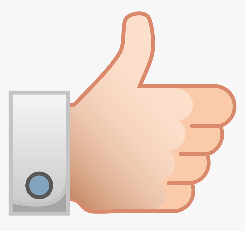 This Free Icons Png Design Of Thumbs Up Like Hand - Like Hand Png Vector, Transparent Png, Free Download