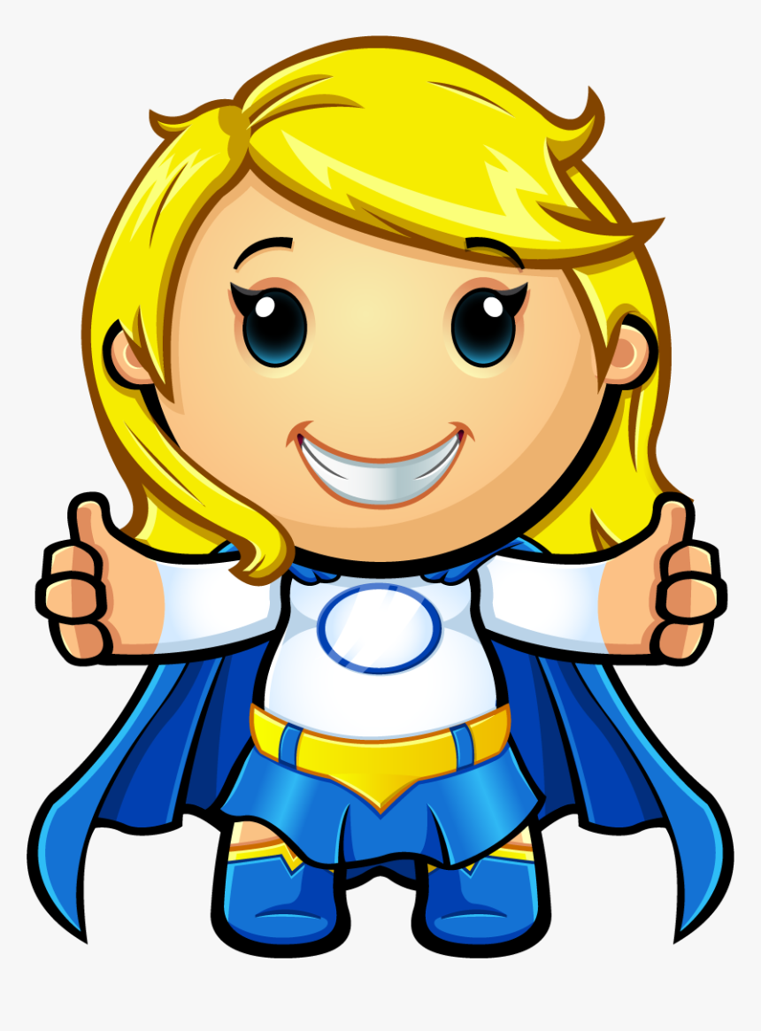 Transparent Thumbs Up Clipart Png - Girl Thumbs Up Cartoon, Png Download, Free Download