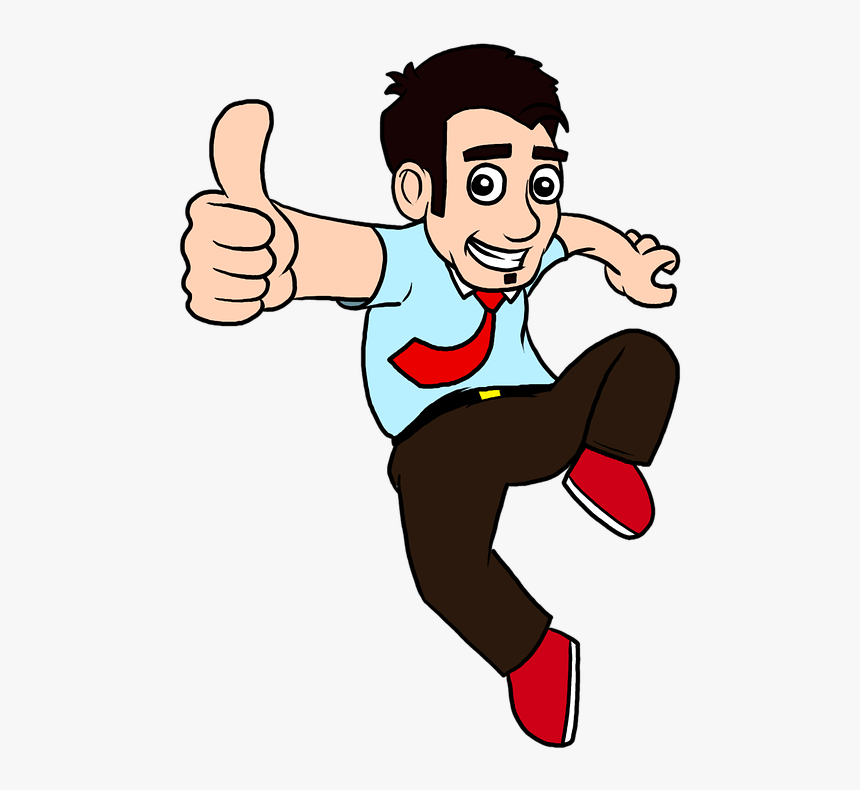 Thumbs Up, Marketing, Success, Positive, Perfect, Thumb - Clipart Enthusiastic Child, HD Png Download, Free Download