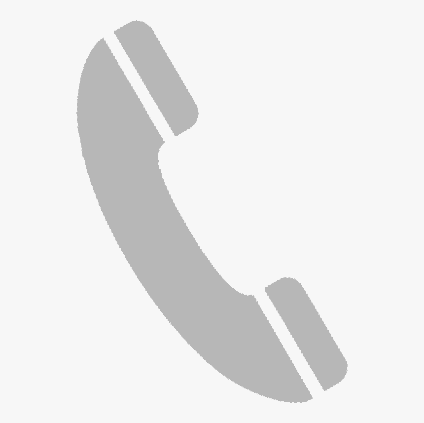 Phone Icon Png White - Phone Icon Png Grey, Transparent Png, Free Download