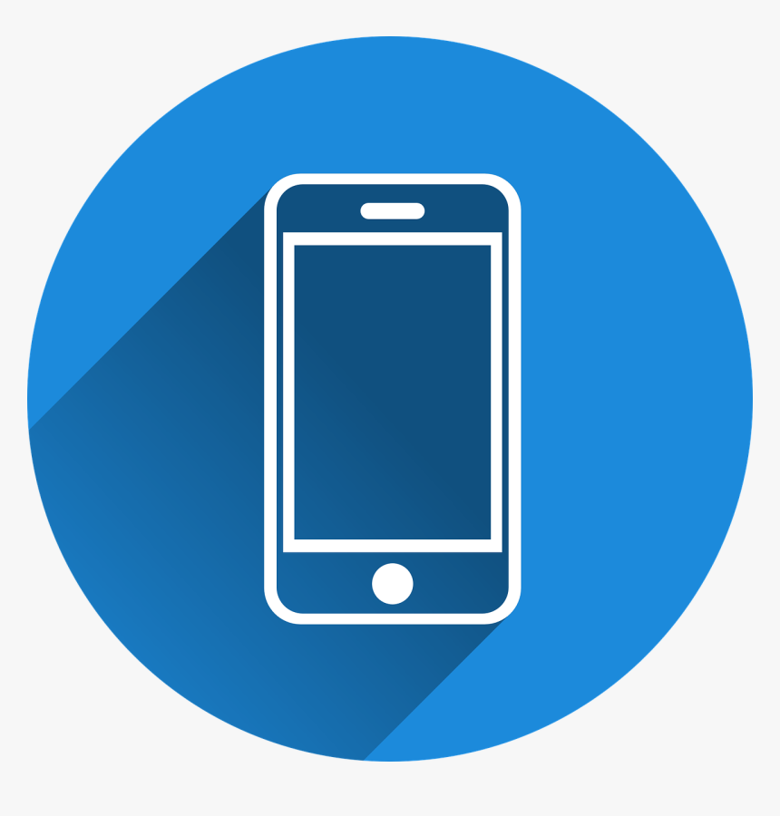 Transparent Blue Phone Icon, HD Png Download, Free Download