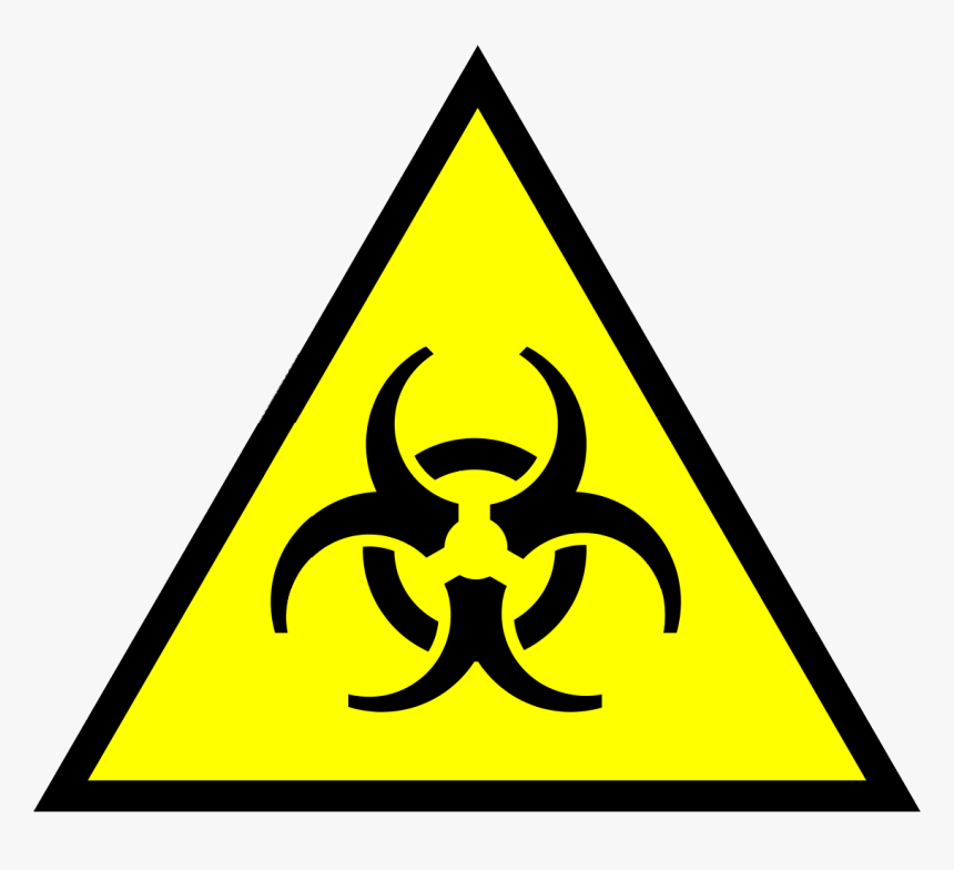 Biohazard Png - Simbolo Riesgo Biologico Png, Transparent Png, Free Download