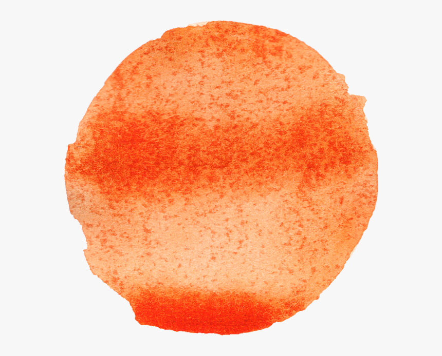 Watercolor Circle Orange - Sphere, HD Png Download, Free Download