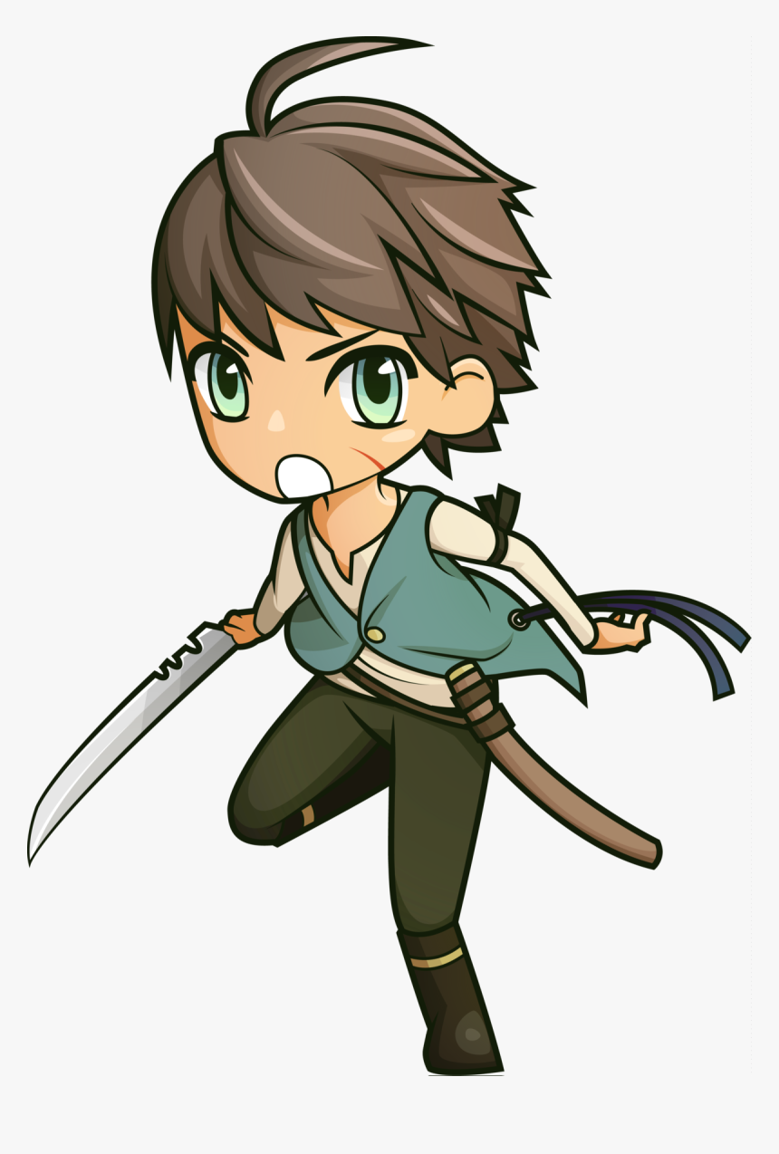 Anime Boy With Sword, HD Png Download, Free Download