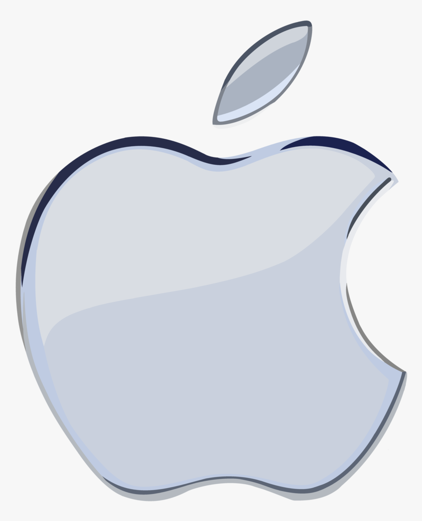 Apple Logo Silver Desktop Wallpaper - Transparent Background Apple Logo, HD Png Download, Free Download
