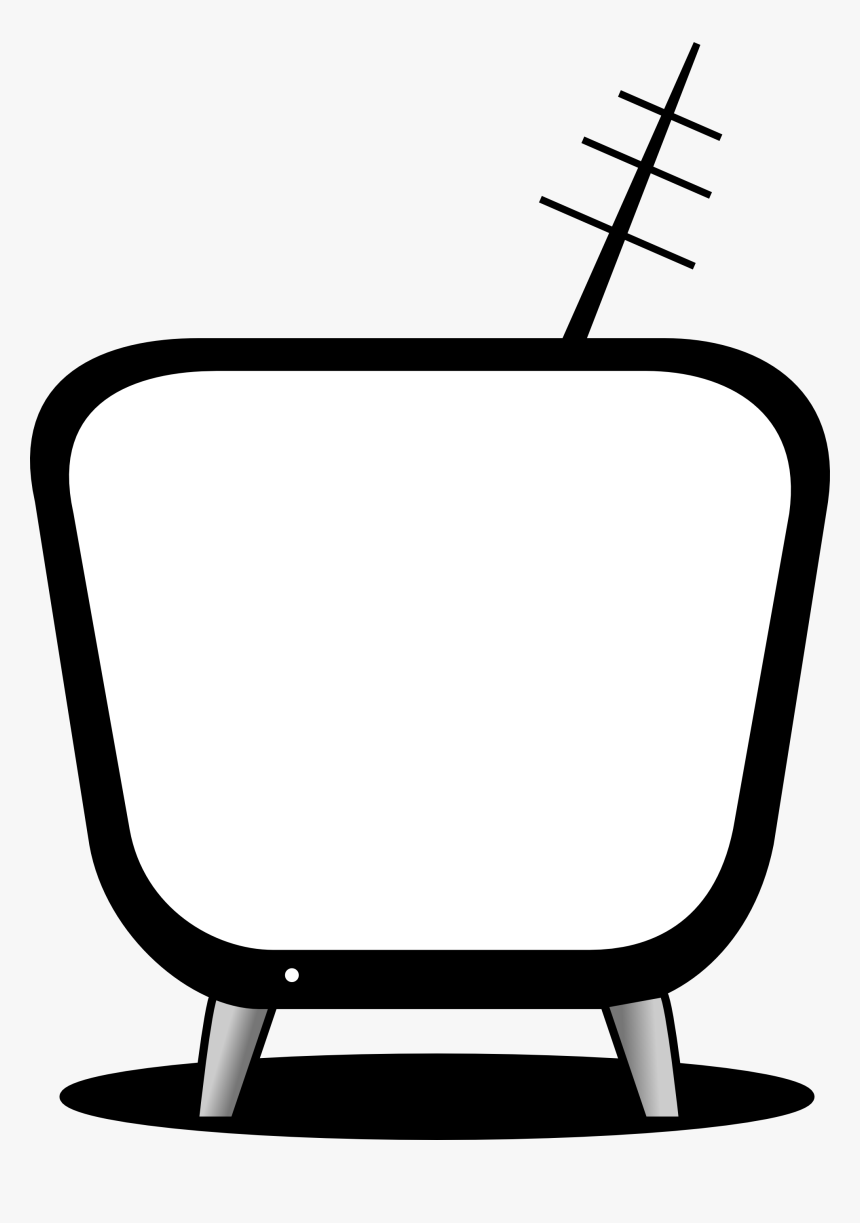 Television Tv Black And White Images Clipart - Tv Clip Art, HD Png Download, Free Download