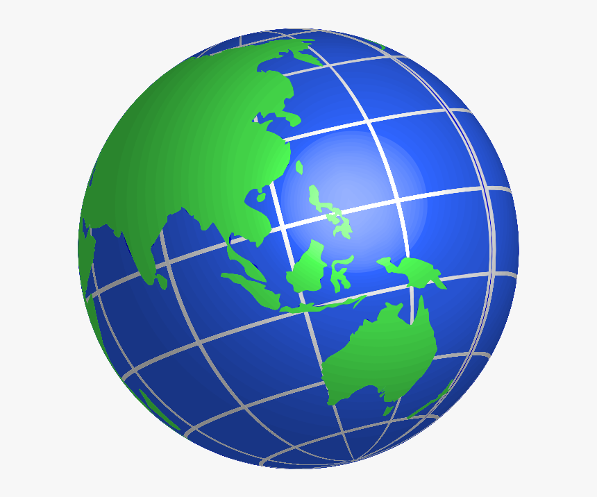 Clipart Oceania World Globe Png Images Clipart - Clipart Globe, Transparent Png, Free Download