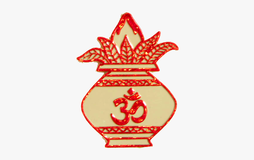 Kalash With Om Writing Png Image - Shubh Labh Symbol Png, Transparent Png, Free Download
