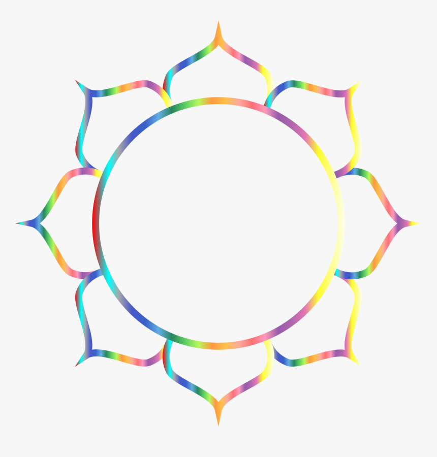 Transparent Lotus Vector Png - Lotus Flower Circle Design, Png Download, Free Download