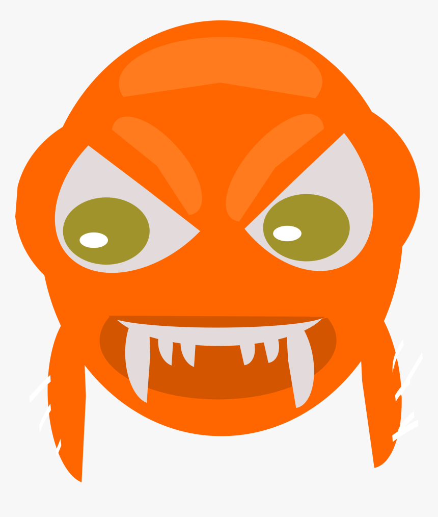 Angry Fish Clip Arts - Cartoon Angry Face .png, Transparent Png, Free Download