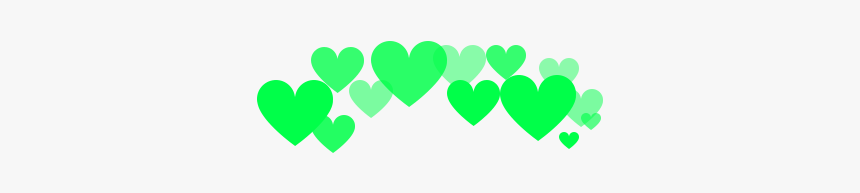 Photobooth Hearts Png - Green Hearts Png, Transparent Png, Free Download