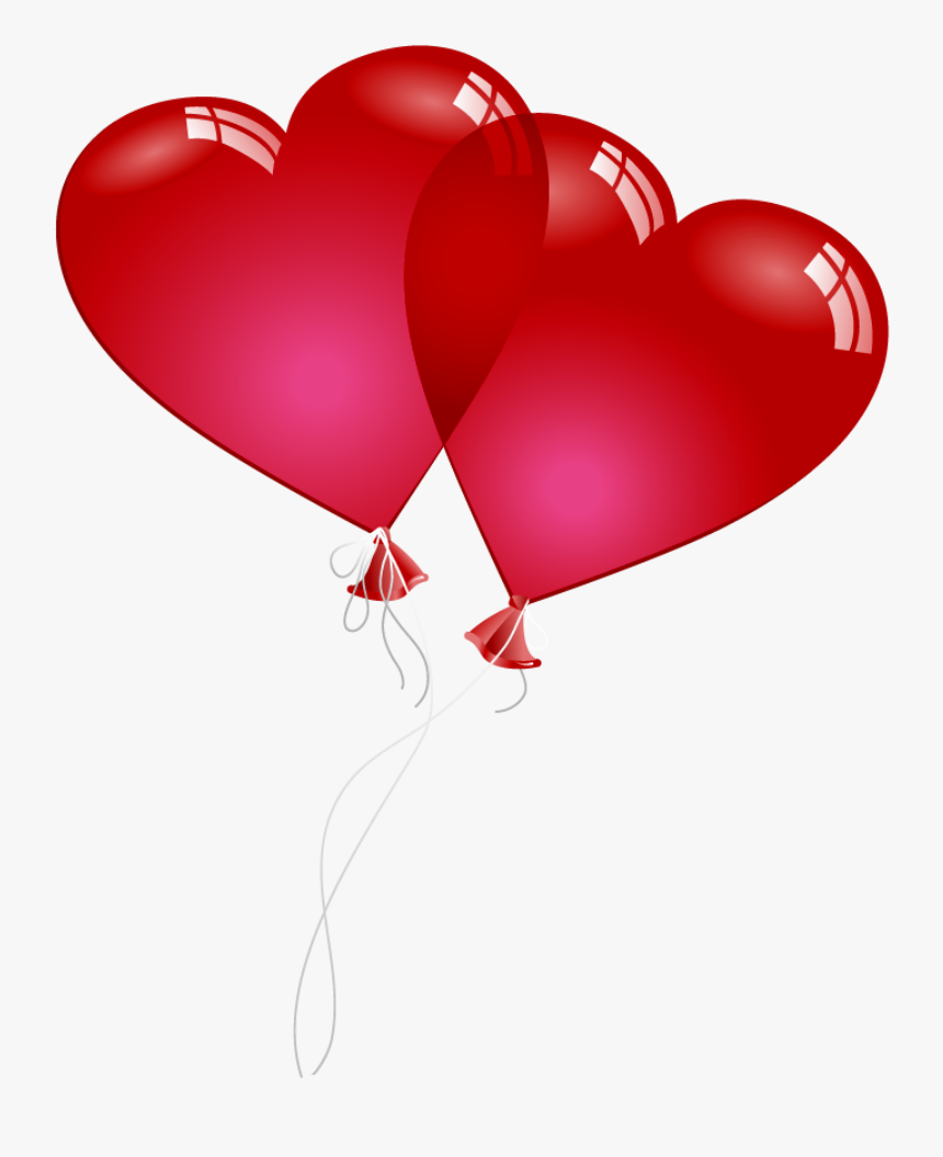 Valentine Heart Png - Heart Balloons Clipart, Transparent Png, Free Download