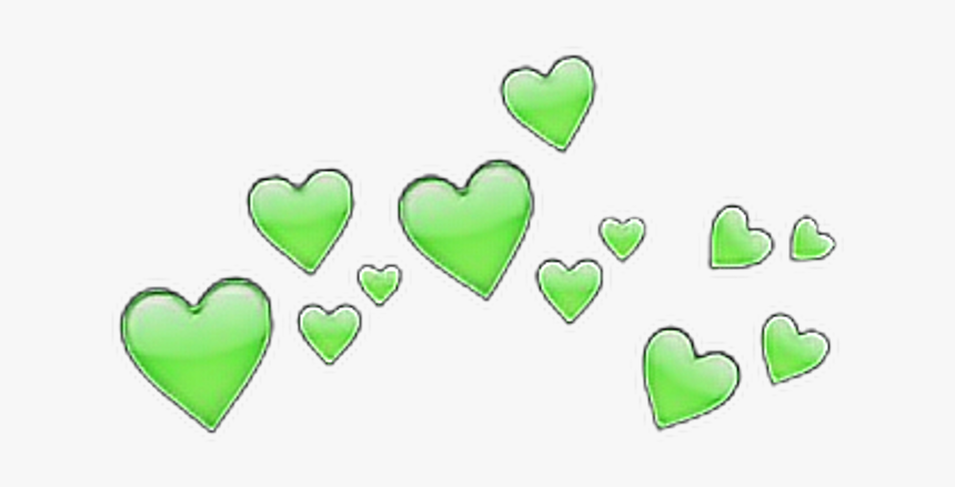 Green Tumblr Png - Green Heart Crown Transparent, Png Download, Free Download