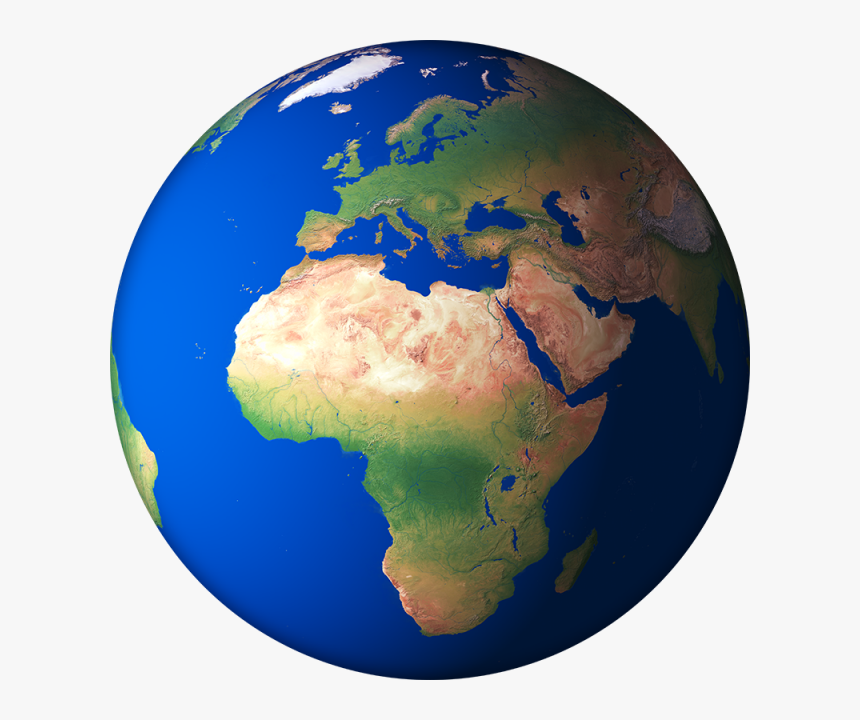 3d Earth Png - Africa 3d Globe Map, Transparent Png, Free Download