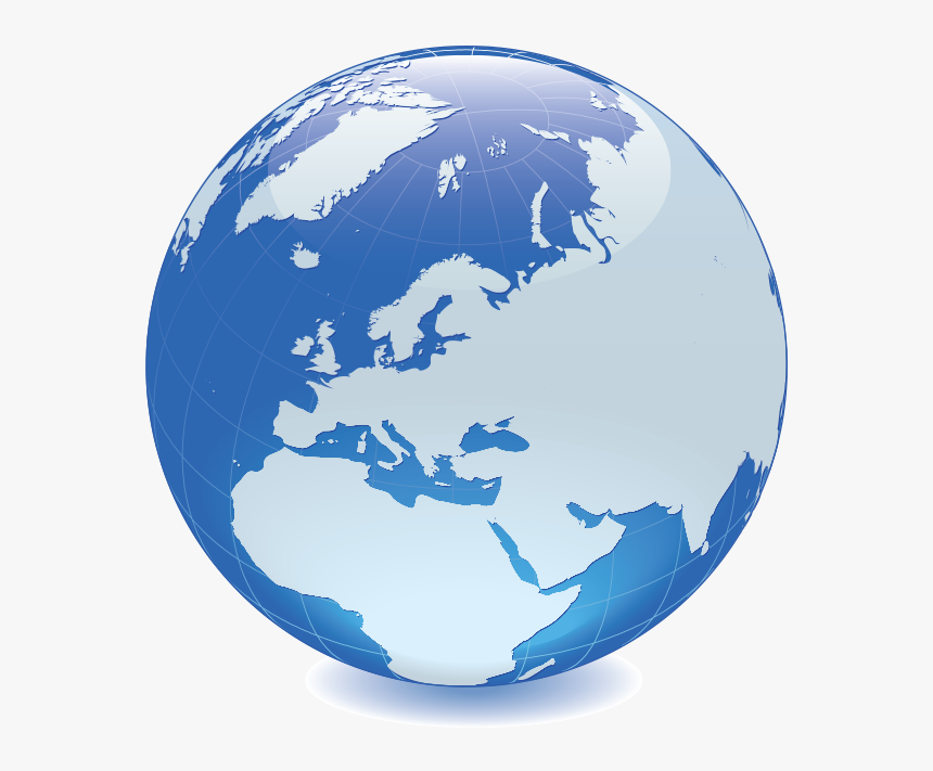 Transparent Globe Png Transparent - Soccer Ball As A World Map, Png Download, Free Download